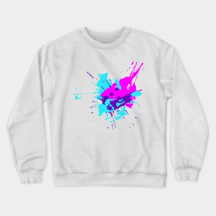 Droped colored blots Crewneck Sweatshirt